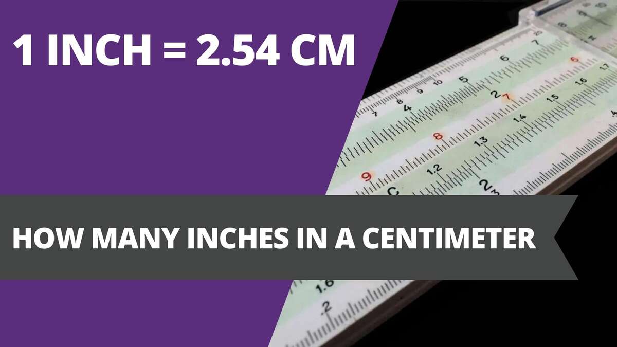 How many inches in a centimeter